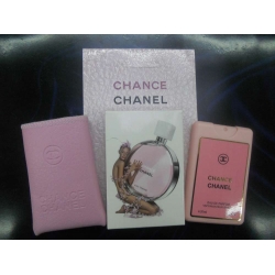 Мини-парфюм в кожаном чехле Chanel Chance Eau Tendre 20ml