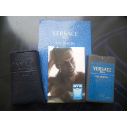 Мини-парфюм в кожаном чехле Versace Eau Fraishe Man 20ml