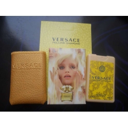 Мини-парфюм в кожаном чехле Versace Yellow Diamond 20ml