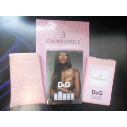 Мини-парфюм в кожаном чехле Dolce&Gabbana 3 L'imperatrice 20ml